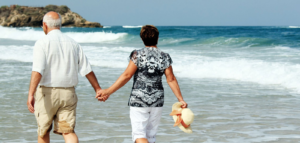 Couple on a beach