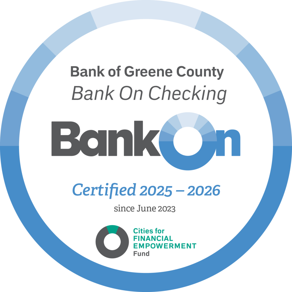 Bank on Checking Certification Logo 2025-2026